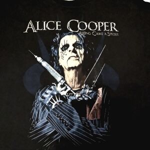 - Alice Cooper along came a Spider concert t-shirt. EUC. Sz L (Hanes) Bl…